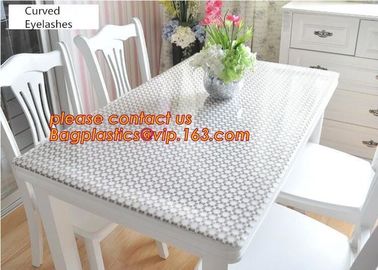 PVC Tablecloth Gold Silver Flower Soft Glass Square/Rectangle Tablecover Waterproof Oilproof Dining Table cloth BAGEASE