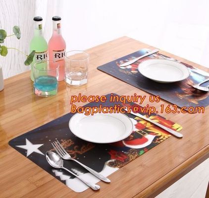 Top quality factory price durable anti-slip pvc plastic colorful round hollow-out mesh placemat table mat for restaurant