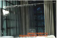 SCENERY PRINTING POLYESTER SHOWER CURTAIN, custom 3d eva shower curtain for bathroom, Popular cotton hooks polyester tex