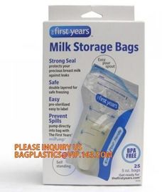 Customized disposable plastic baby breast milk refrigerator refrigerated storage packing bag,breast milk storage bag mil