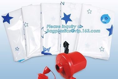 vacuum travel bag pa pe vacuum storage bag roll up, hand rolling pa vacumm bag, plastic vacuum travel bag, bagplastics