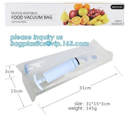 Large 11" x 50' Commercial Grade Vacuum Sealer Food Saver Storage Roll Bags, Vacuum Bag packaging snack/plastic food gra