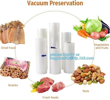Large 11" x 50' Commercial Grade Vacuum Sealer Food Saver Storage Roll Bags, Vacuum Bag packaging snack/plastic food gra