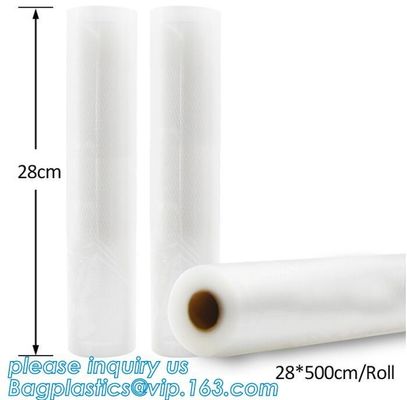 Large 11" x 50' Commercial Grade Vacuum Sealer Food Saver Storage Roll Bags, Vacuum Bag packaging snack/plastic food gra