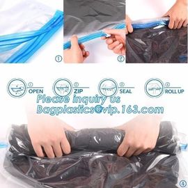 PA ziplock space bag for travel, vacuum pack mattress bag, vacuum storage bags, vacuum quilt packing bags, biodegradable