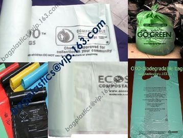 BIO BAGS, COMPOSTABLE SACKS, oxo-biodegradable bag, Oxo biodegradable garbage bags on roll