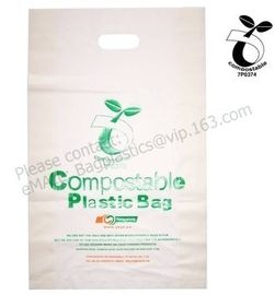 Eco Friendly Plastic D2W EPI Cassava Corn Starch 100% OXO Biodegradable Compostable Die Cut Bags Wholesale