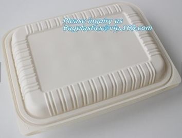 Food Serving Compartment Tray, Food Meat Packaging Tray, eco friendly vegetable tray