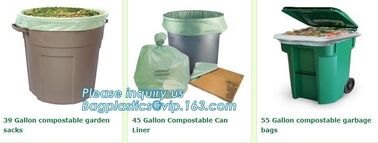 Biodegradable disposable compostable plastic bag and corn starch bag, Eco friendly biodegradable compostable plastic bag