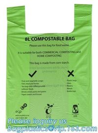 Eco Friendly Disposable Biodegradable and Compostable Kitchen Waste Trash Collection