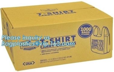 Biodegradable & Compostable Transparent Poly Flat Bags On Roll With Paper Core For Supermarket, Food Waste Caddy Liner
