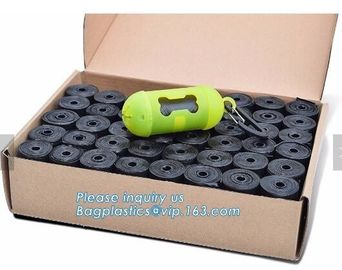 Dog Supplies Custom Eco Pet Poop Bag Manufacturer, Pet Doggie Cat Poop Waste Bags Holder Eco Scent Biodegradable Dog Poo