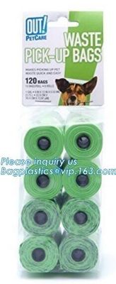Eco-friendly Pet clean bone shape dog poop bag pet waste bag dispenser with 1 pc dog waste bag