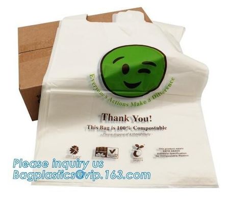 100% biodegradable&compostable /Diaper waste Bags,Unscented,Anti-Microbial, Compost Packing Corn Stach Decomposable Plas