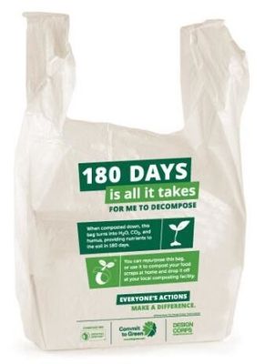 100% biodegradable&compostable /Diaper waste Bags,Unscented,Anti-Microbial, Compost Packing Corn Stach Decomposable Plas