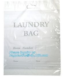 customer wholesale corn starch biodegradable compostable eco friendly laundry bag for hotel, Dissolvable laundry bag eco