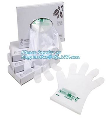 medical compostable disposable plastic gloves, biodegradable and compostable gloves vinyl, Disposable Polyethylene PE Gl