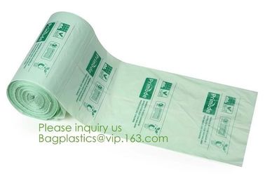 Bio material Bio plastic eco material eco plastic,Scented Compostable Bio Degradable Garbage Bags With Logo bagplastics