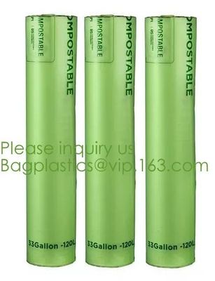 Factory direct sale biodegradable compost bags with CE FDA certificate,Compostable Recyclable Clear Poly Bags Custom Log