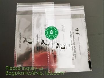 Wholesale Custom Environmentally Friendly 100% Compostable Biodegradable Self Sealing Corn Starch Plastic Packaging Bag