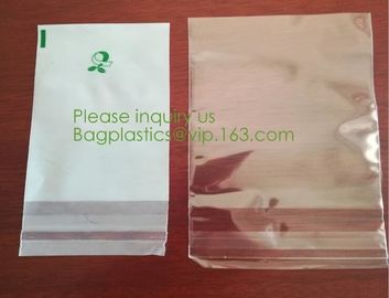 Wholesale Custom Environmentally Friendly 100% Compostable Biodegradable Self Sealing Corn Starch Plastic Packaging Bag