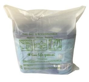 eco reusable corn starch plastic packaging fruit bag, Food Grade Corn Starch Eco Roller Compostable Garbage Bags