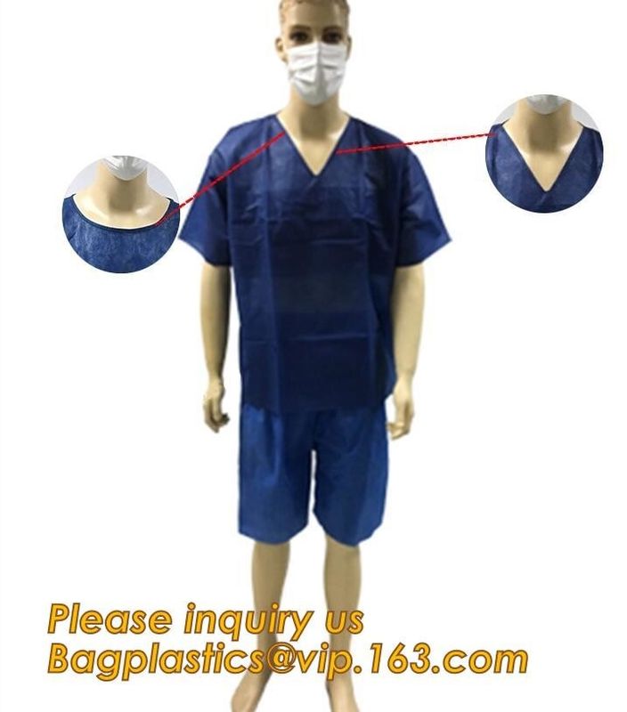 Children Patient Gown/Surgical Gown With Short Sleeve,  Disposable Nonwoven Surgical Gown For Medical/Hospital nurse doc
