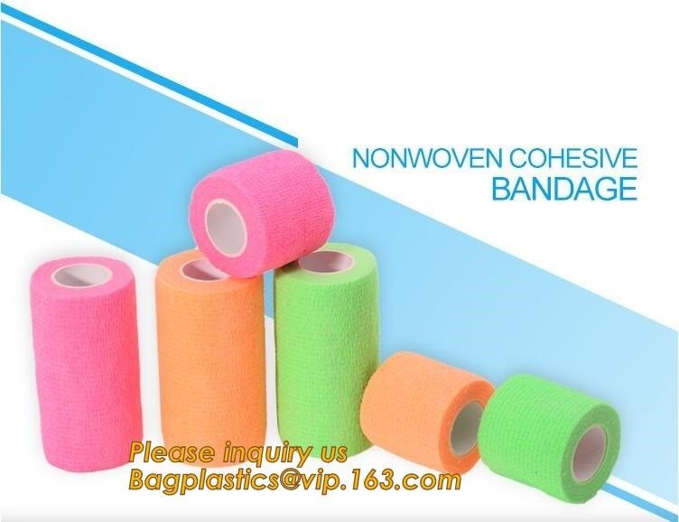 Sports medical elastic adhesive bandage strip linear Tensoplast cotton compression bandage,Athletic Tape Nonwoven Latex