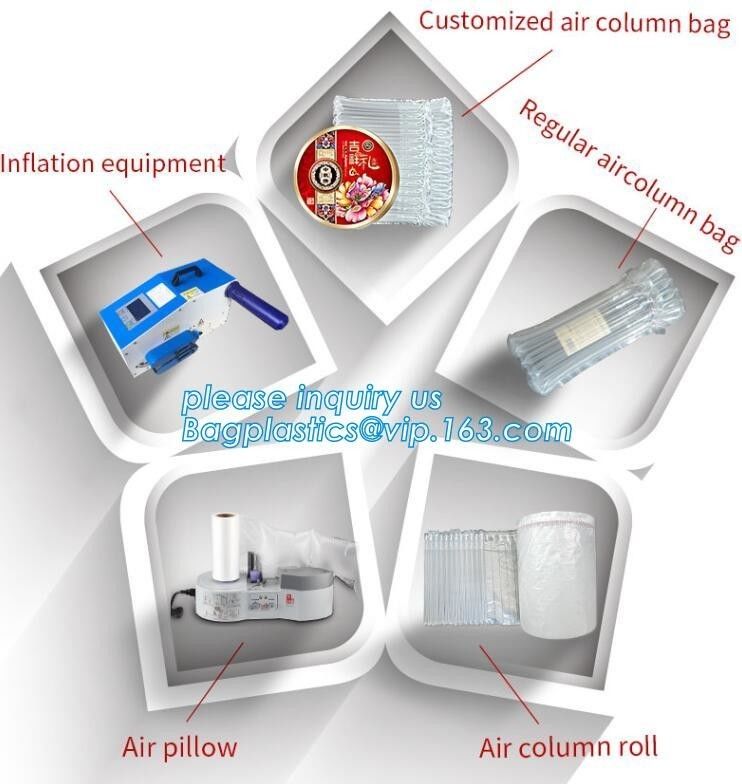 cushion pillow air bag, cushion pillow dunnage air bag, air poly packing bag nylon air bubbles air pillow bag, bagplasti