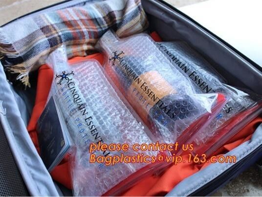 Wine Bag & Ice bag,Wine Bag Beer Bottle Cooler, Ice Chiller Freezable Carrier, Plastic Wine Bottle Protector Bubble Tra