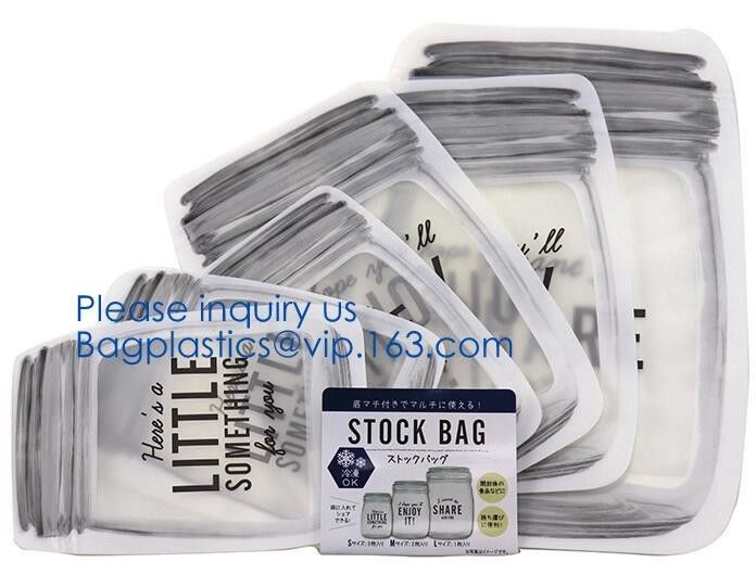 BPA Free ziplock Snack Bags for Preservation & Cooking Reusable Food Storage Bag,Cooking Food Bag, Silicone Lunch Bag