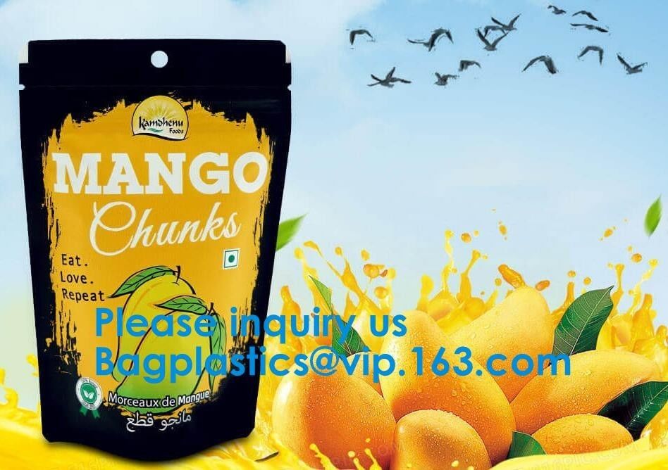 Stand Up Ziplock Logo Printed Kraft Craft Paper Bags Food Grade Stand Up Zipper Frozen Pouch Bag Bagease Bagplastics