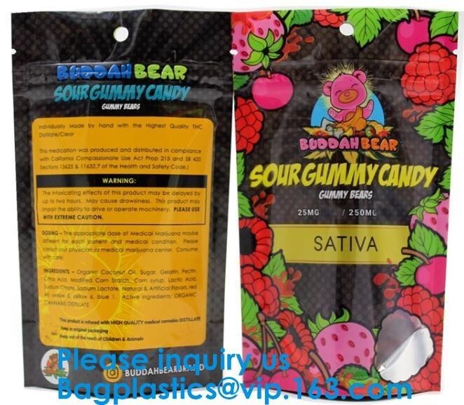 Custom Label Printed 0.5g 1g 2g Black Matte Smell Proof Aluminum Foil Ziplock Zipper Bag Smell Proof Bag Child Proof Myl