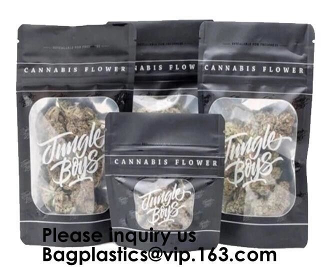 Child Resistant Exit Handle Bags Smell Proof For Legal Medicinal Products Mylor Foil Ziplock Bag