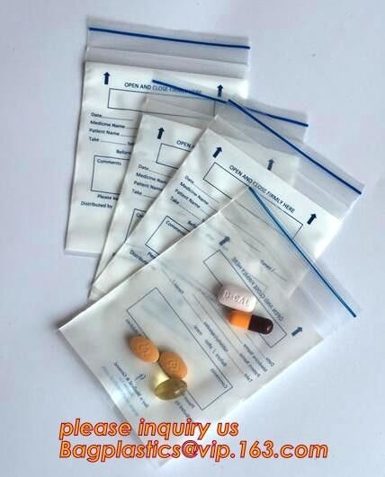 small pill pouch medical pill bags ziplock bags virgin pill zipper bags, medical use ziplock / zipper pharmacy bags, pac