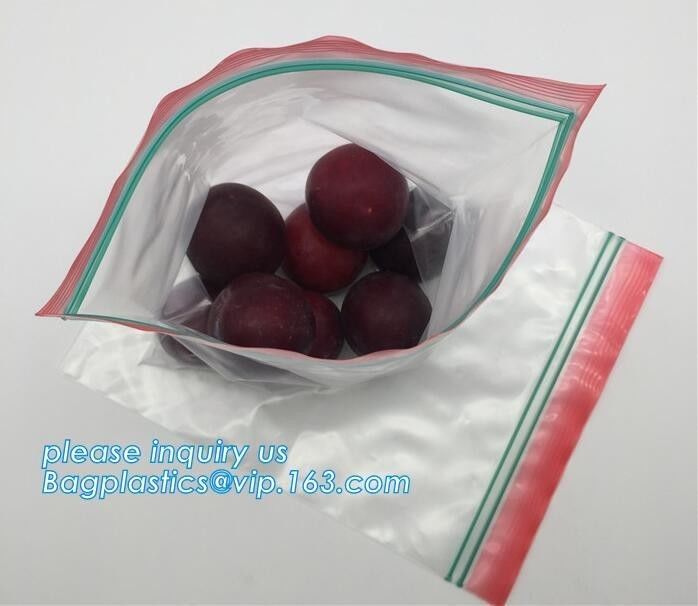 Low Price, HIgh Quality Grip Seal Bags, Ziplock Plastic Grip Seal Bag Transparent Food Stand Up Packaging Zipper Pouches