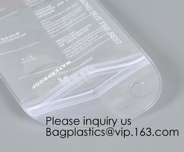 Personalized Transparent Waterproof PVC Plastic Wet Underwear Ziplock Packing Bag,Simple Design Pvc Makeup Bag Women Zip
