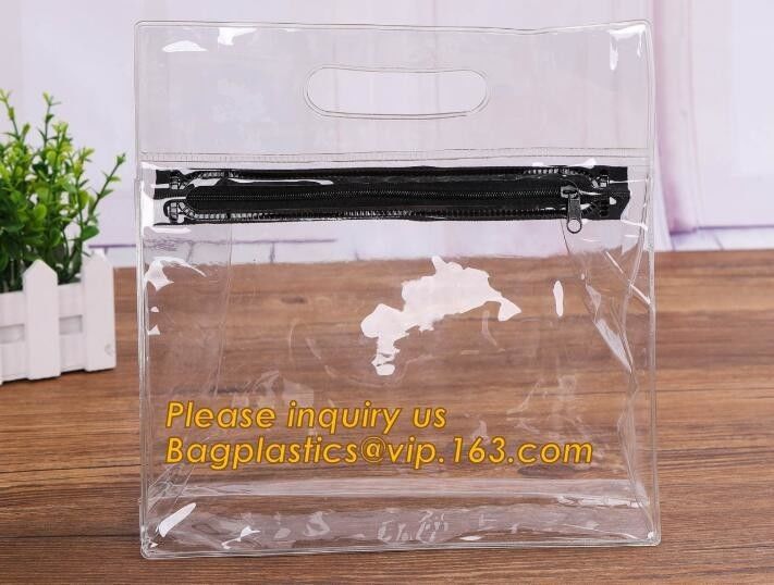 non-heavy metals ziplock file document pvc bags,plastic document bag with zipper,waterproof document bag with custom