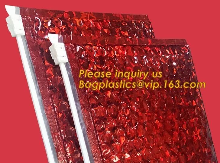 Custom ziplock zipper bubble bag/bubble slider bag,Shielding Bag Aluminum Foil Bag Metallized Foil Bag Nylon Vacuum Bag