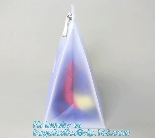 slider ziplock PVC cosmetic bag promotional custom printed plastic bag, eva zipper pouch eva slider bag, slider zipper