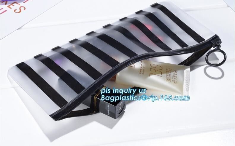 pvc slider bag vinyl ziplock bag, vinyl slider ziplock waterproof beach bags with zipper, zipper bag vinyl toiletry zipp