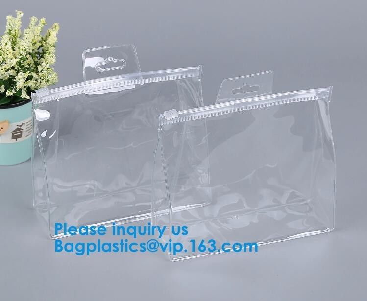 Eco-Friendly Heat Seal Frosted PVC /EVA Ziplock Bag Frost Pvc/Color Pvc Nylon Zipper, Pvc Zipper
