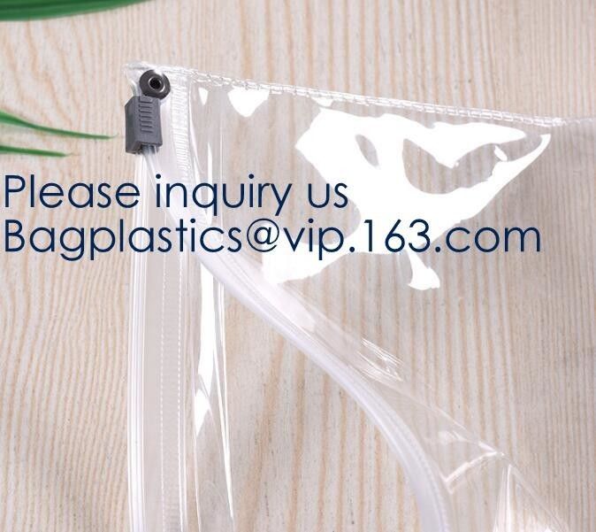 Custom Logo Zip Lock Transparent PVC EVA Cosmetic Bag,Reusable EVA swimwear bag with ziplock in various colors, bagease