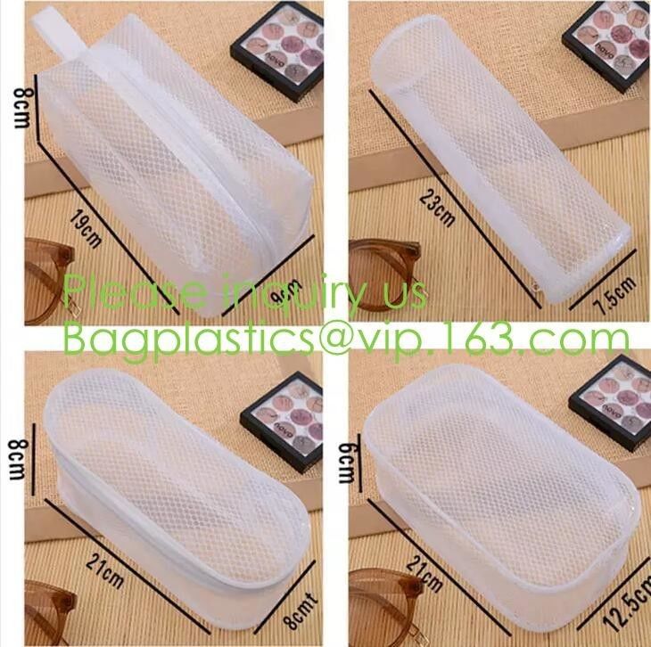 Portable Waterproof Travel Makeup Organizer Bags,Mesh Transparent Design Toiletry Bag for Women Toiletry Bag Makeup Bag