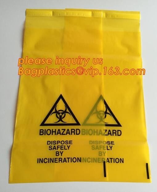 Extra large capacity biohazard drawtape trash bag interleaf coreless roll plastic garbage bag for hospital use, Industri