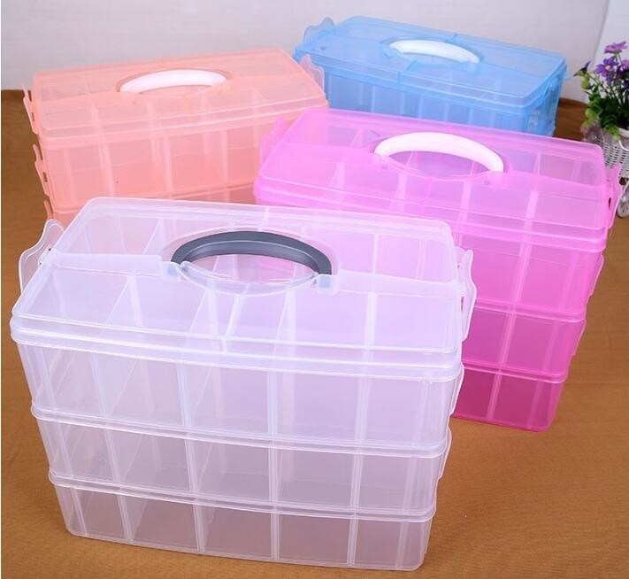 Parts Stocker Organizer PP Plastic Storage Box, pp EVA plastic adjustable plastic storage box, PLASTIC MESS ARTICLE TABL