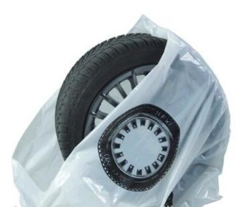 Disposable tyre bags, steering wheel cover, car seat cover, disposable cover, pe car foot mat, gear Automotive Tire Bag
