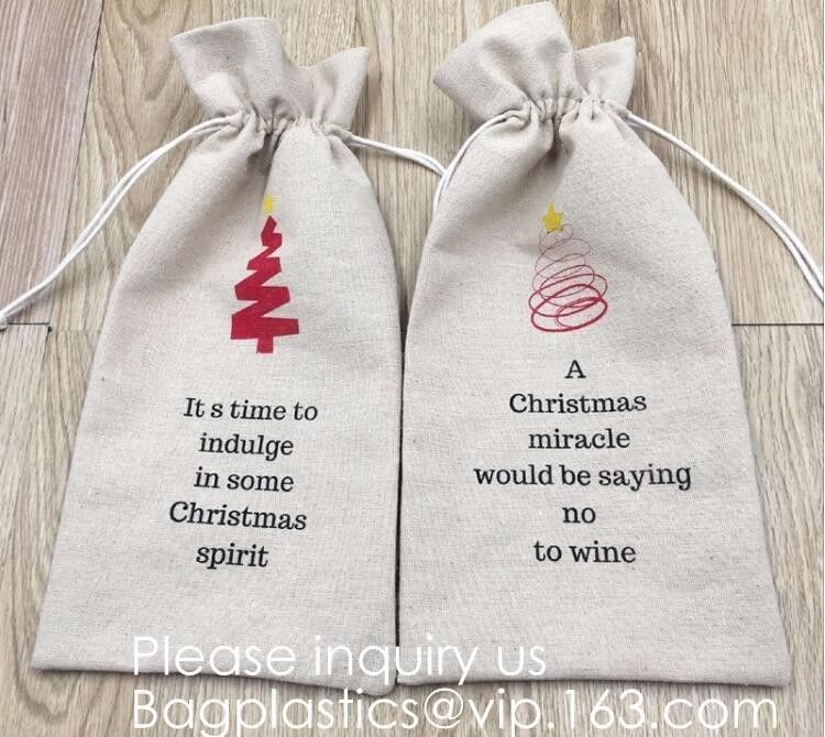 Drawstring Burlap Jute Sacks Jewelry Candy Pouch Christmas Wedding Party Favor Gift Bags,Natural Jute Drawstring package