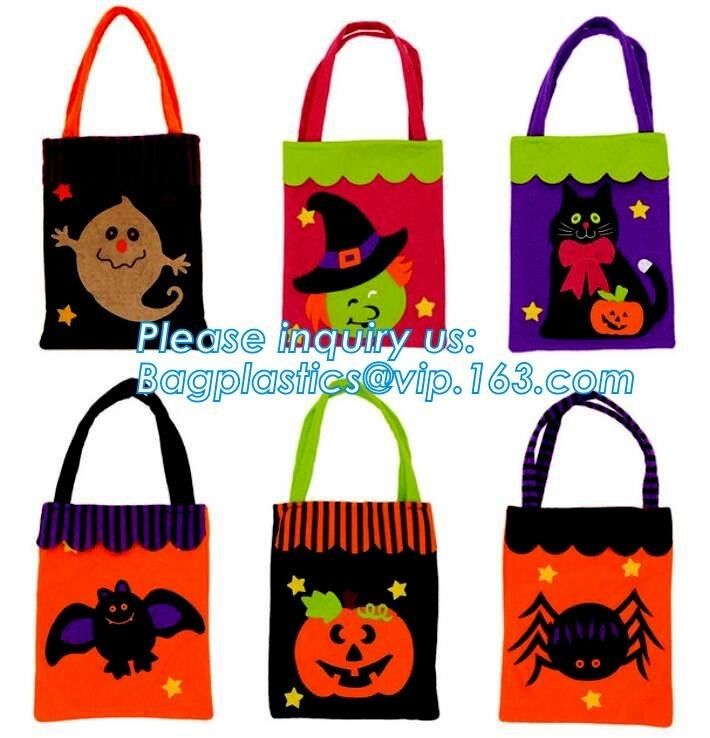 Halloween All Hallow holidays promotional Factory Price High Quality Laminated PP non woven bag laminated, bagplastics