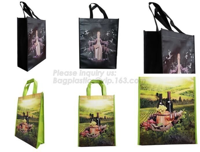 welcome fast delivery full color printing Elephant PET PP non woven bag for small quantity order, laminated pp non woven